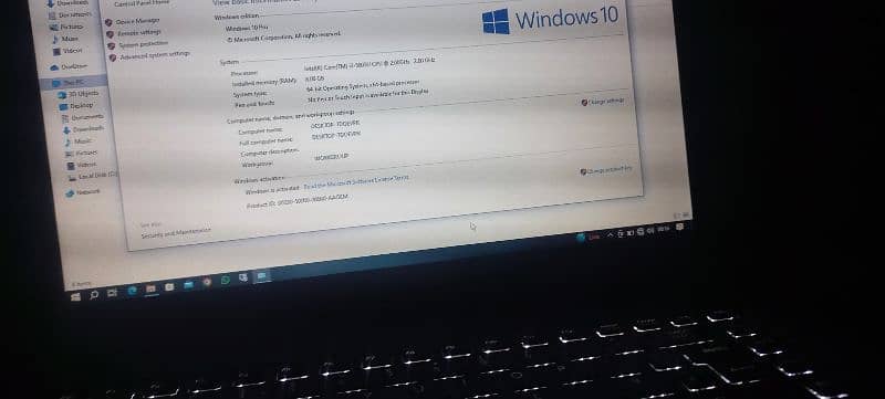 Toshibha laptop core i3 5th gen full working all 6