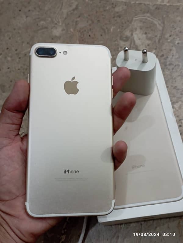 I Phone 7 Plus PTA approved with box and charger 3