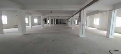 2 Kanal Warehouse For Rent in Quaid-e-azam Industrial Estate Good Location with KVA Load