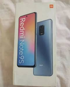 redmi note9s with box 128 8gb pta approved official