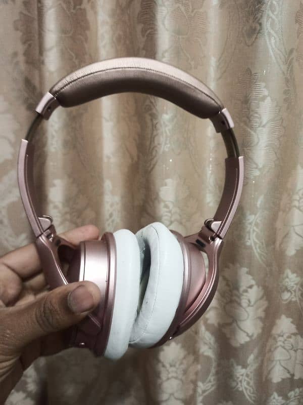 INFURTURE Rose Gold Active Noise Cancelling Headphones with Microphone 3