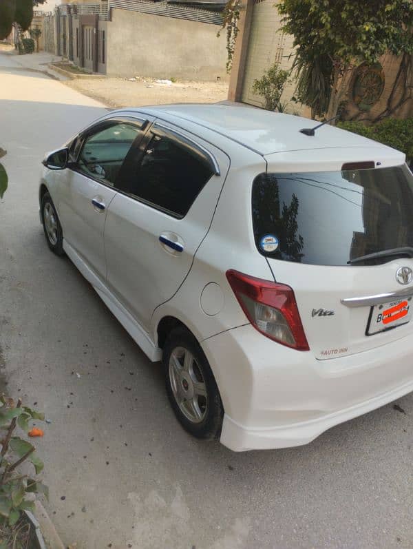 Toyota Vitz 2011-2014(white colour) 2