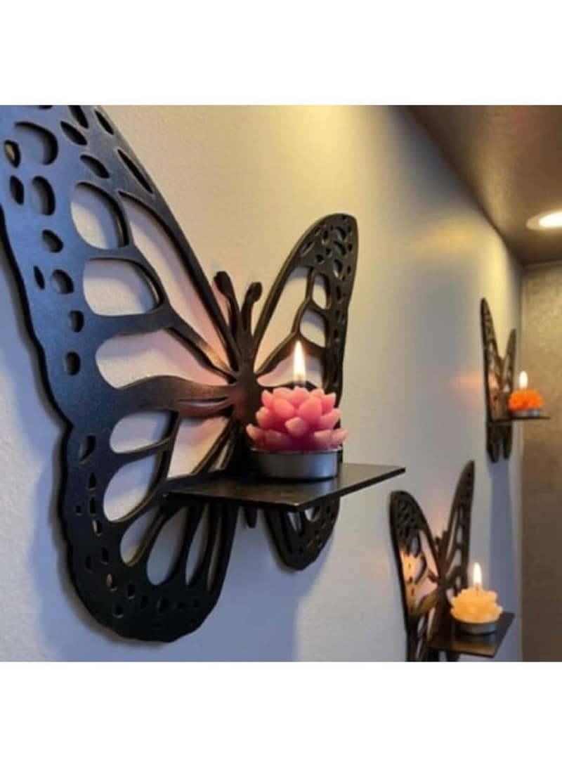 Butterfly Design Shelves - pack of 3 1