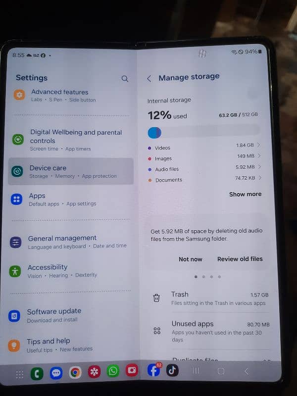 samsung z fold 3 non-pta 12 gb 512gb exchange posible 2