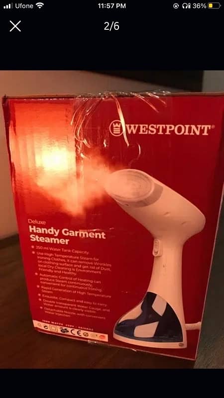 westpoint garment steamer 0