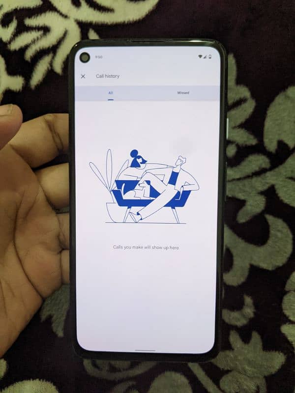 Google pixel 4a 5g with screen air pods 5