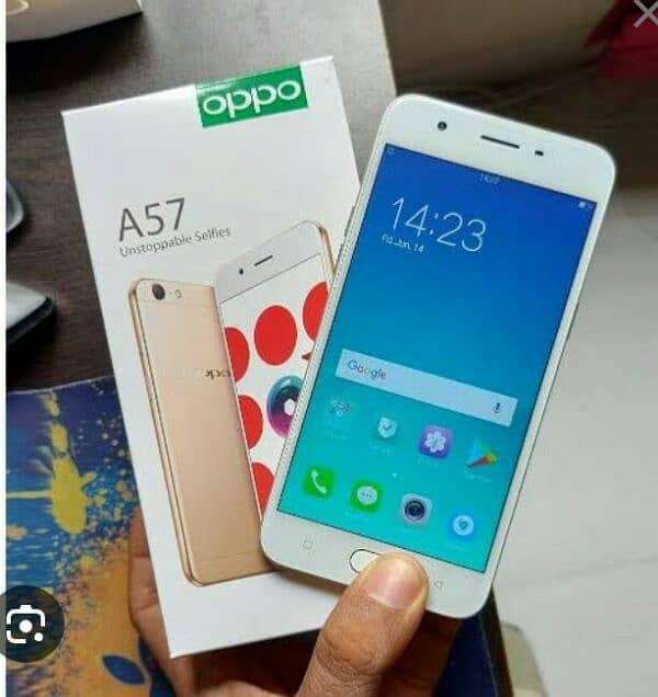 oppo a57 10 by 9.5condition non pta 0