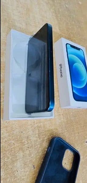 iPhone 12 mini blue colour call number 03359075409 1