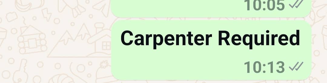 Carpenter required 0