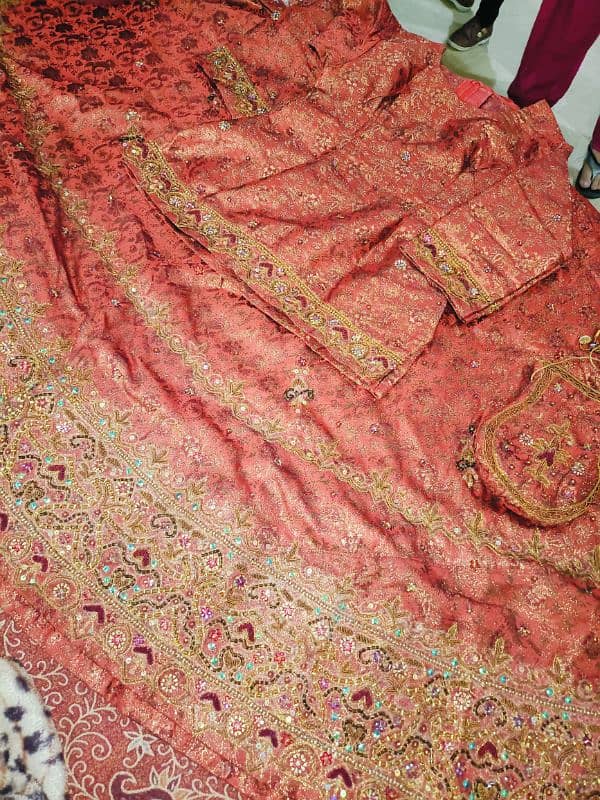 Bride Lehnga Laal Jora With Heavy Work 2