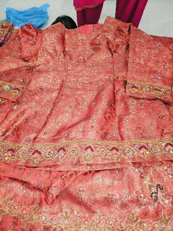 Bride Lehnga Laal Jora With Heavy Work 4