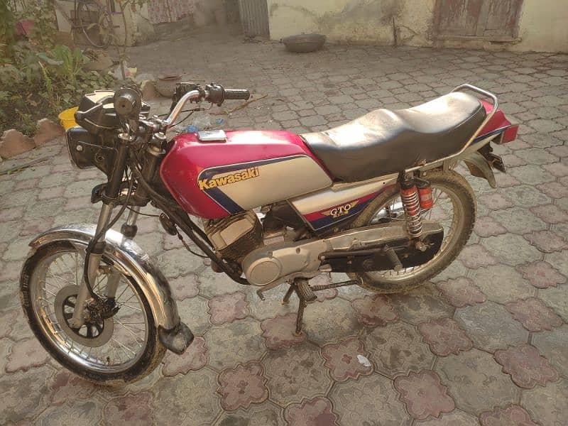 Kawasaki gto125 Peshawar nmbr 2