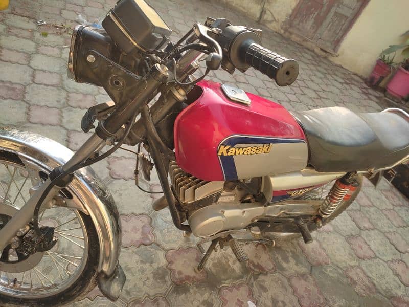 Kawasaki gto125 Peshawar nmbr 4