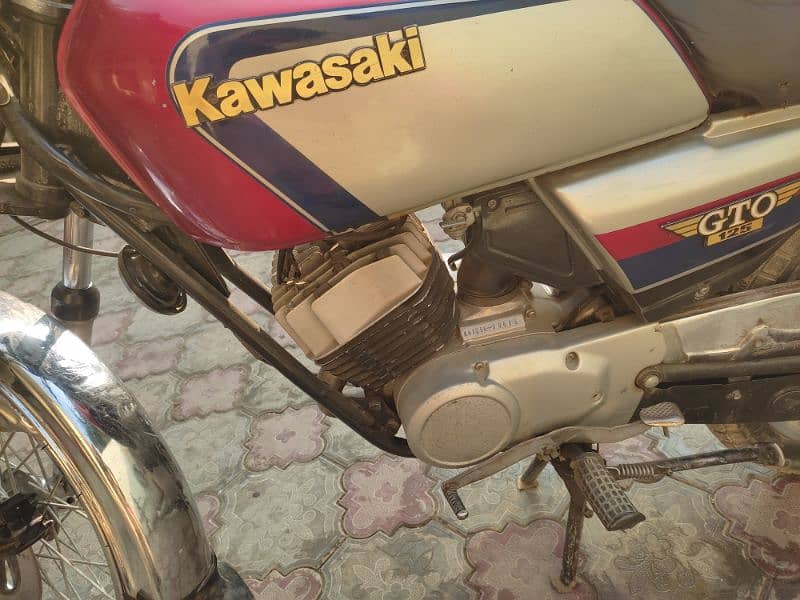 Kawasaki gto125 Peshawar nmbr 5