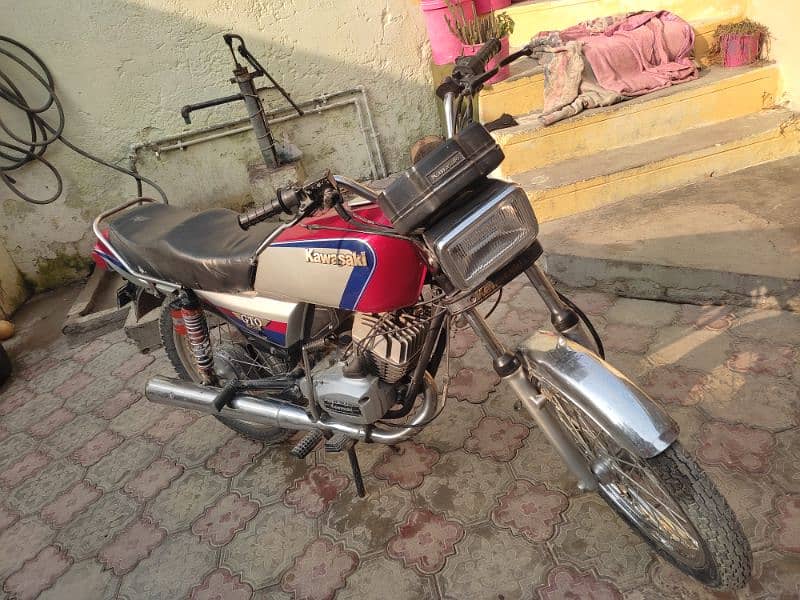 Kawasaki gto125 Peshawar nmbr 7