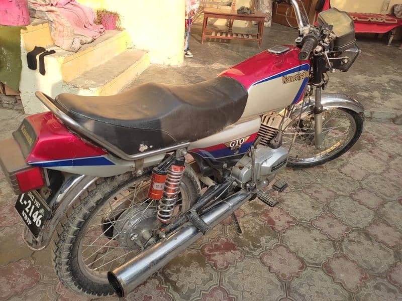 Kawasaki gto125 Peshawar nmbr 8