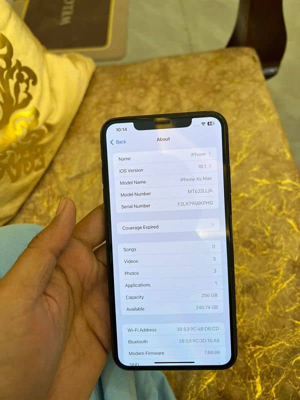 Iphone XS Max 256GB Factory Unlock 8