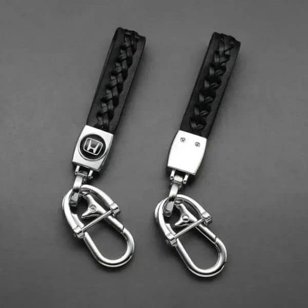 Leather Strap Car Logo Key Chain 0