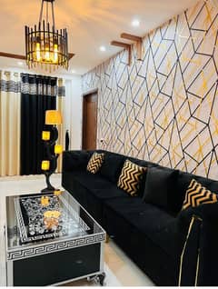 1 Bedroom VIP Full furnish flat per day available in Bahria town Lahore