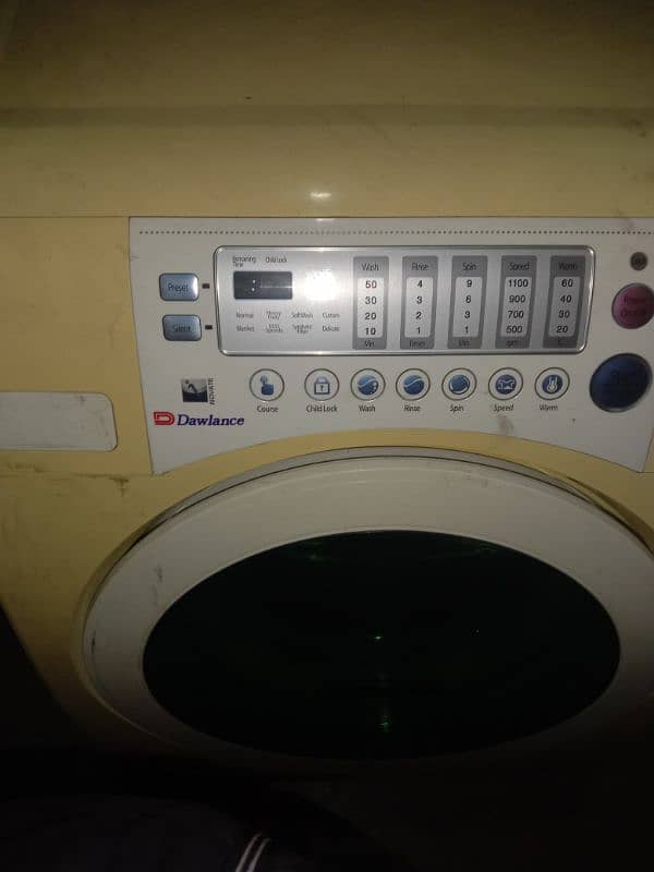 automatic Dawlance washing and drying machine 1