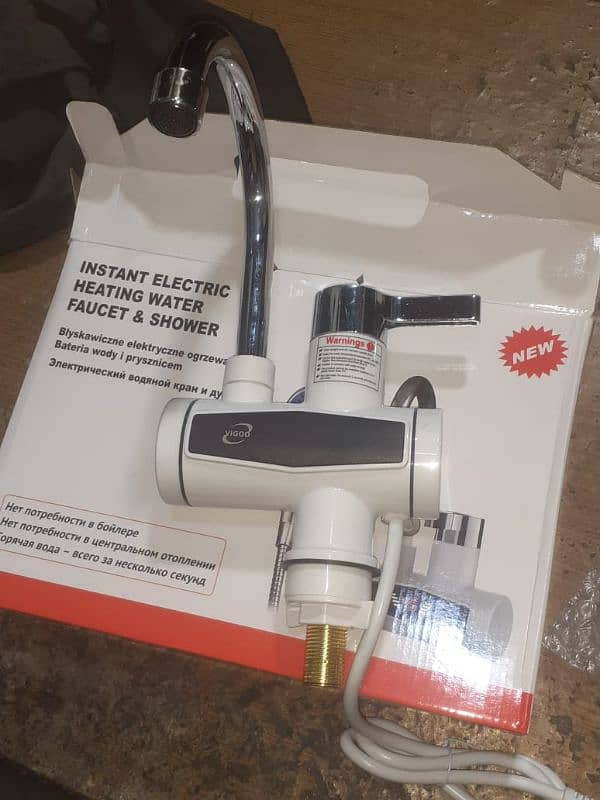 Electric water Heating Faucet with fitting 1