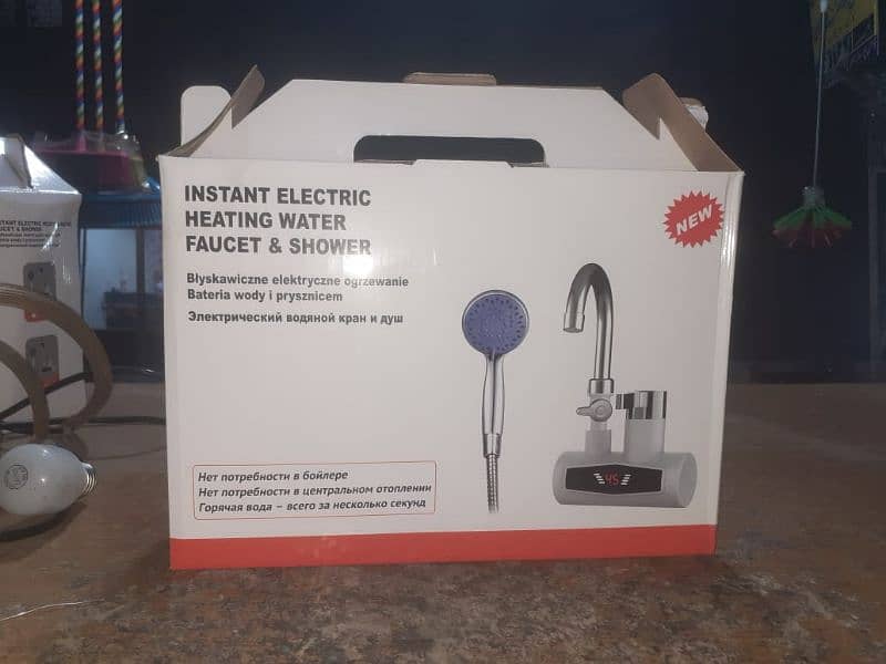 Electric water Heating Faucet with fitting 3