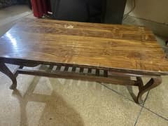 wooden table brown color