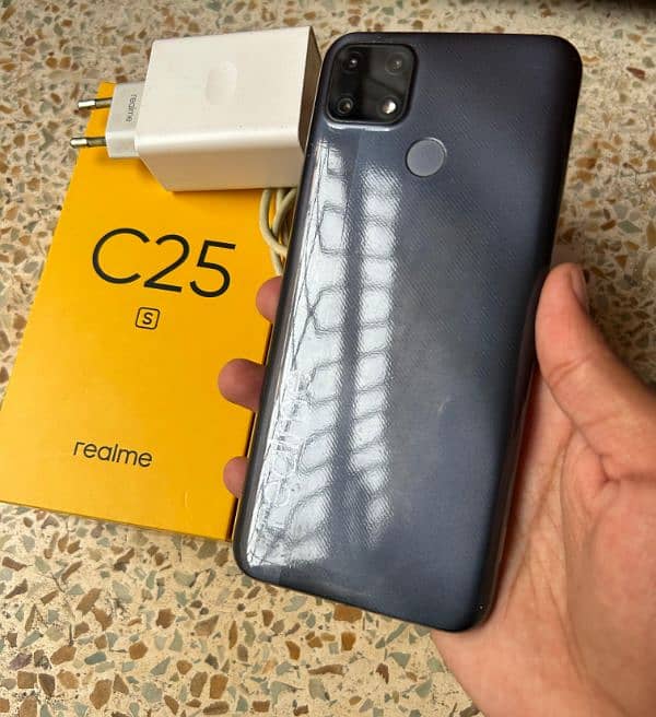 Realme c25s (4/128) 10/9 condition complete box 0