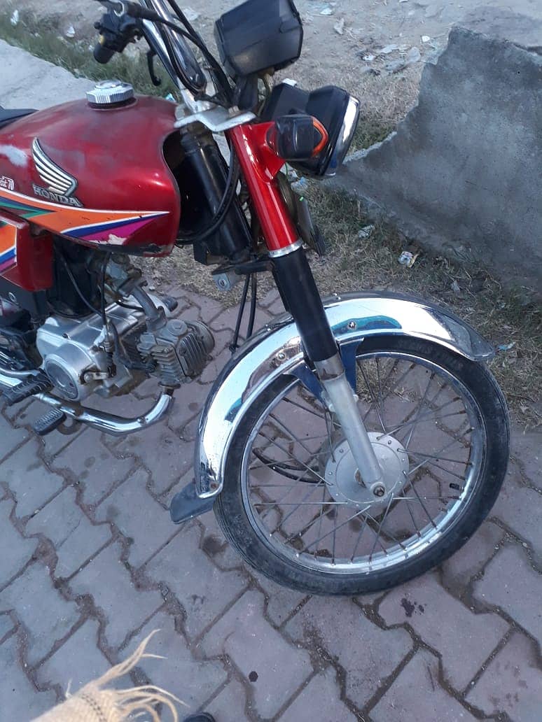 Honda CD 70 2012 Model Lahore number 4