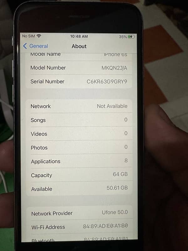 I phone 6s 64 gb PTA 7