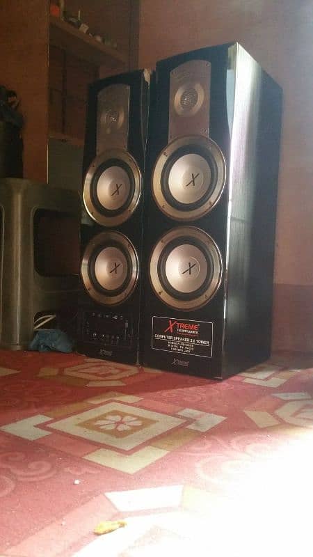 Xtreme amazing 4 plus Powerfull bass sound system 03442085434 0