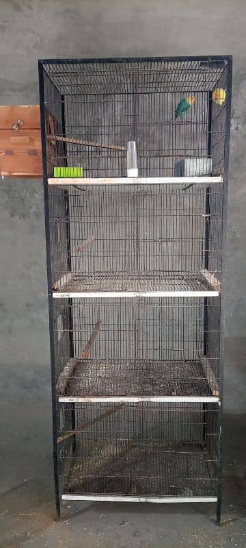 1.5 by 2.5 cage . In well condition. No damage . 0