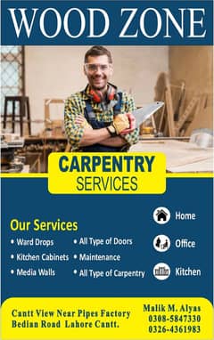 Carpentery services in Lahore