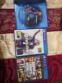 Gta 5,fifa 23 and fifa 21 for ps4