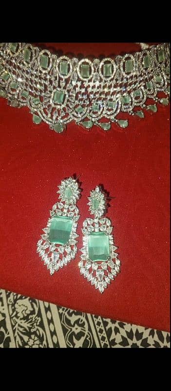 bridal jewelry set like new 3