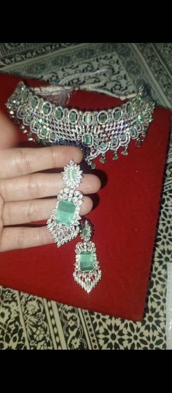 bridal jewelry set like new 4