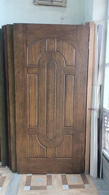 fiberglass door's Upvc doors Wood doors. 7