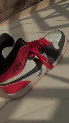 nike air jordan 1 duplicate  almost brand new