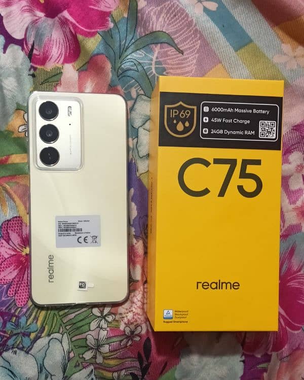 Realme C75 256Gb only box open 0