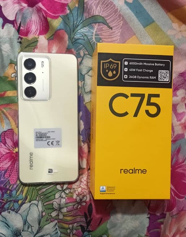 Realme C75 256Gb only box open 1