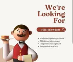 Restaurant Waiter Required