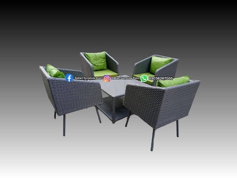 Outdoor rattan furniture Garden rooftop chair sofa swing 3