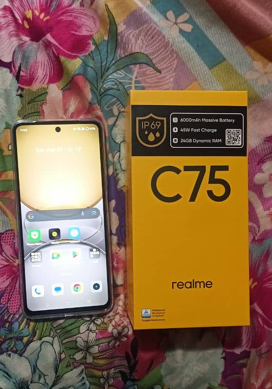 Realme C75 256Gb only box open 2