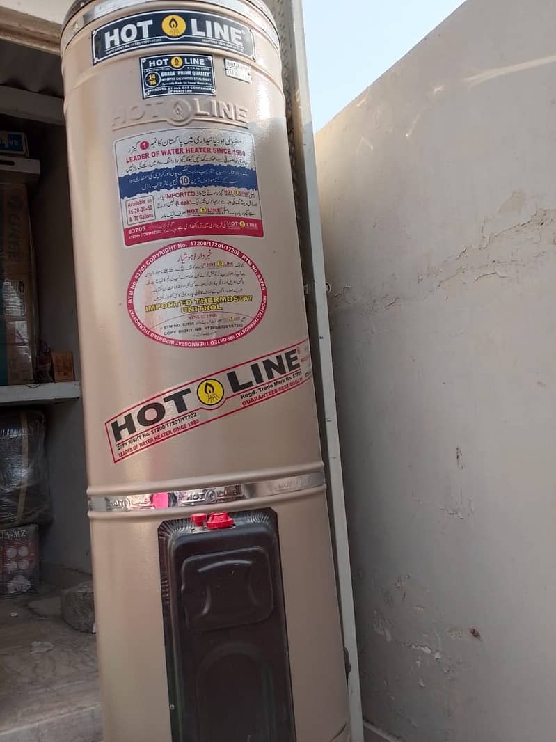 Hot line 14*16 , 30 Gallons Gas Geyser 0