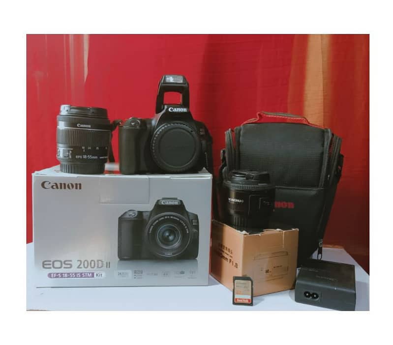 Canon EOS 200D Mark ii Camera Bundle 0