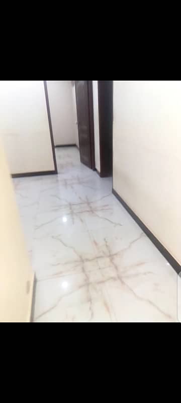 2nd floor 3 room flat for rent Allah Wala town korangi Crossing 6