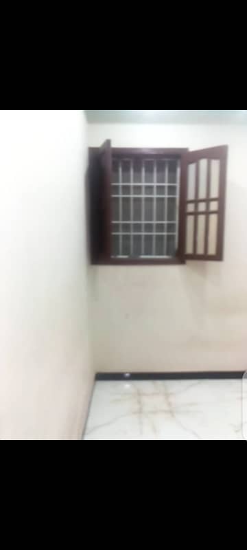 2nd floor 3 room flat for rent Allah Wala town korangi Crossing 7