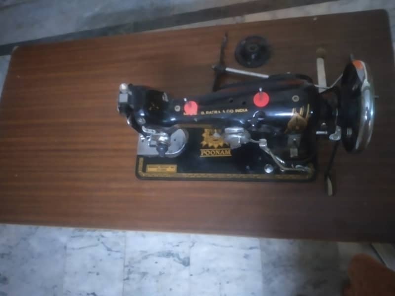 indian poonam  sewing + embroidery machine complete unit 2