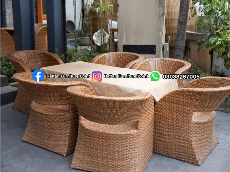 coffee set outdoor indoor garden rattan furniture 8