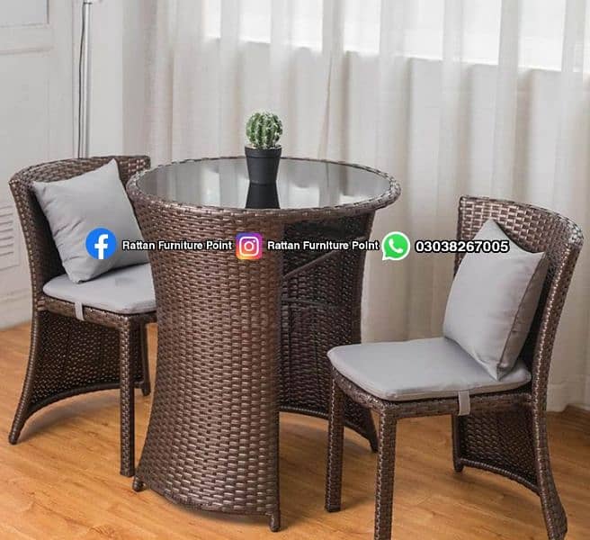 coffee set outdoor indoor garden rattan furniture 9